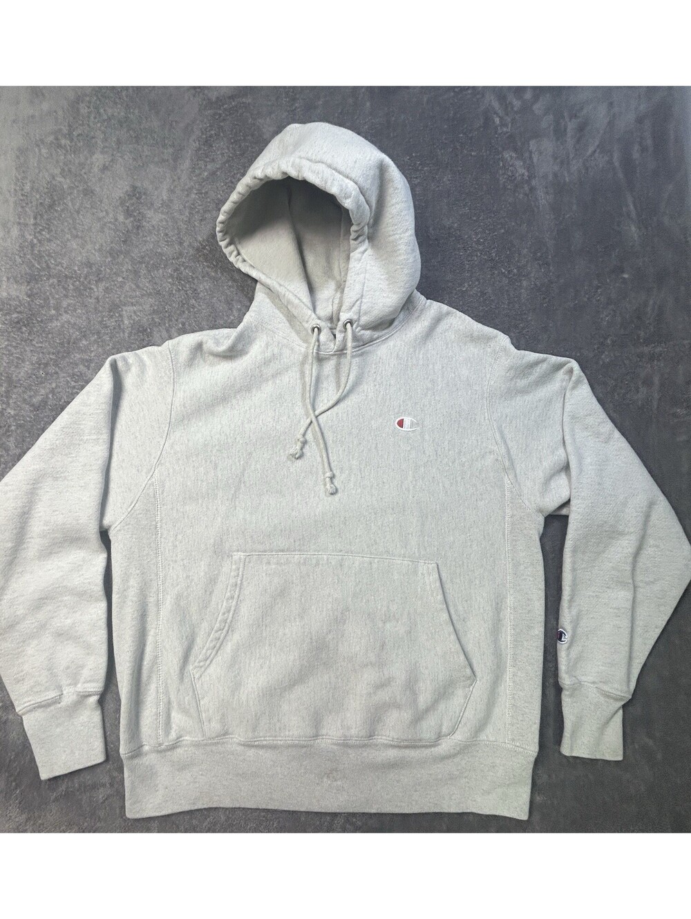 Champion Reverse Weave Hoodie Heather Gray M